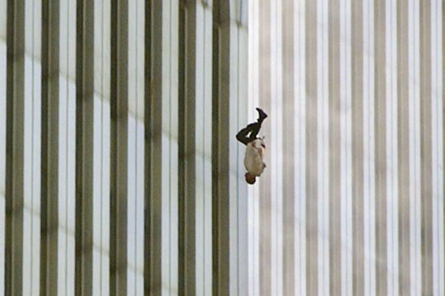 Man Falling from the World Trade Center