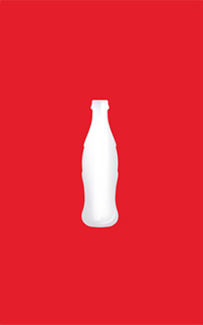 Silhouette Bottle Coca Cola